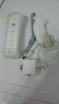 Wii kontroll med adapter+ nunchuck