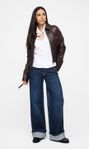 Bikbok never denim fade Wide jeans storlek 27