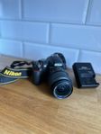 Nikon d3100 inkl objektiv 