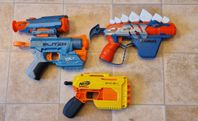 3st Nerf pistoler "single shot" "Volt" "Dinosquad" & "Volt"