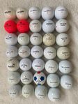 Golfbollar 34 st blandade märken
