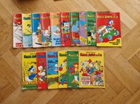 Kalle Anka tidningar från 1975, totalt 16 stycken.