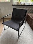 2 * Black Sunfun Mora Outdoor Lounge Chairs