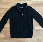 Svart kabelstickad tröja Polo Ralph Lauren