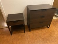 Byrå och sängbord, IKEA Trysil