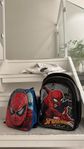 två Spider-Man väskor