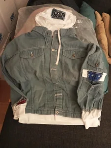Hybrid jeansjacke