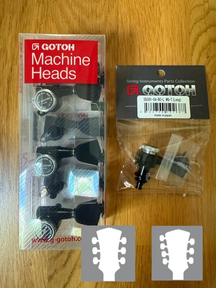 Gotoh Keystone Locking Tuners...