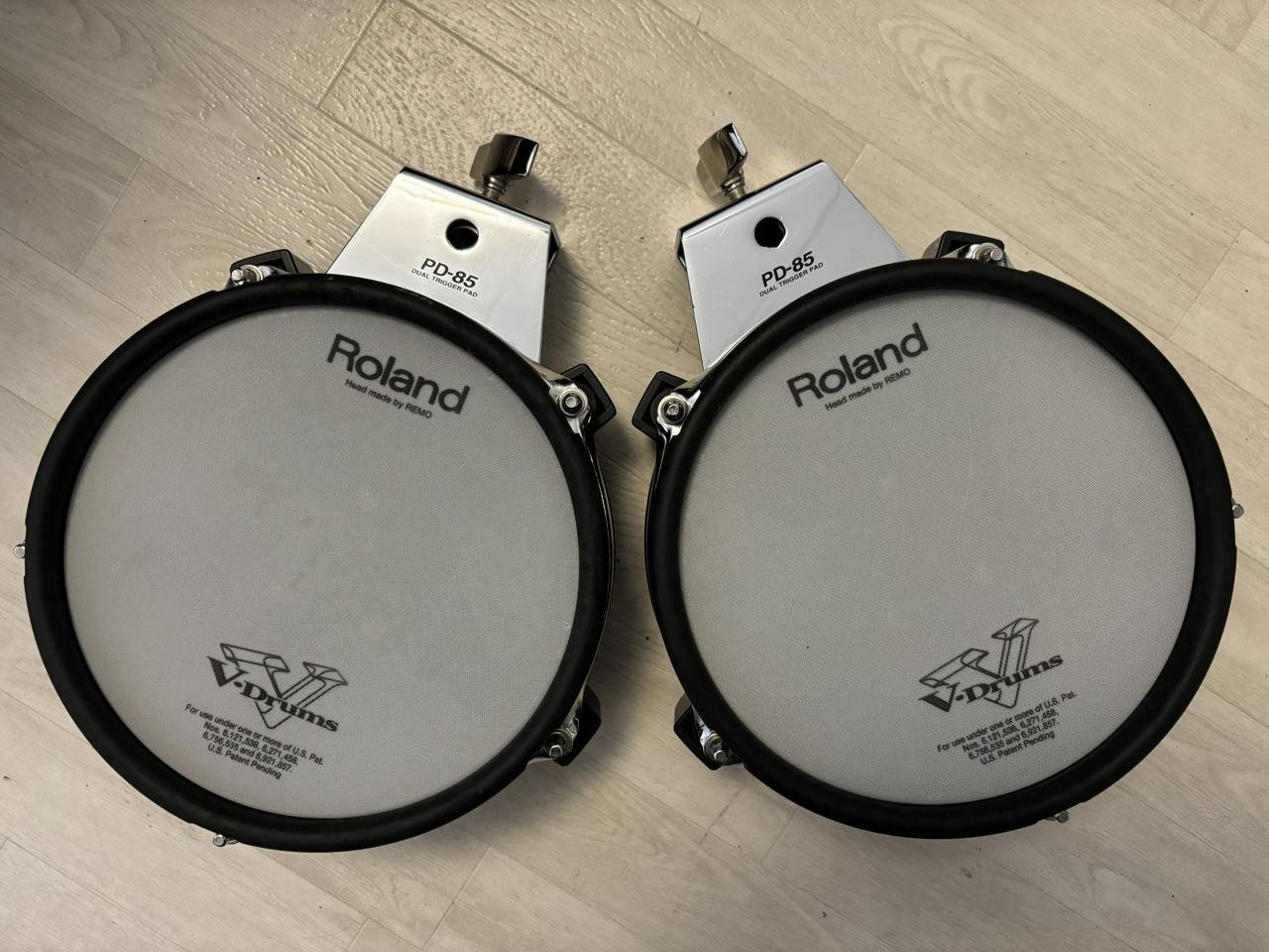 2 x Roland pads PD-85 BK