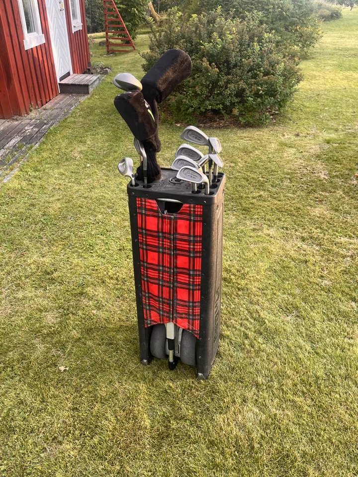 Retro Golfbag (inklusive klub...
