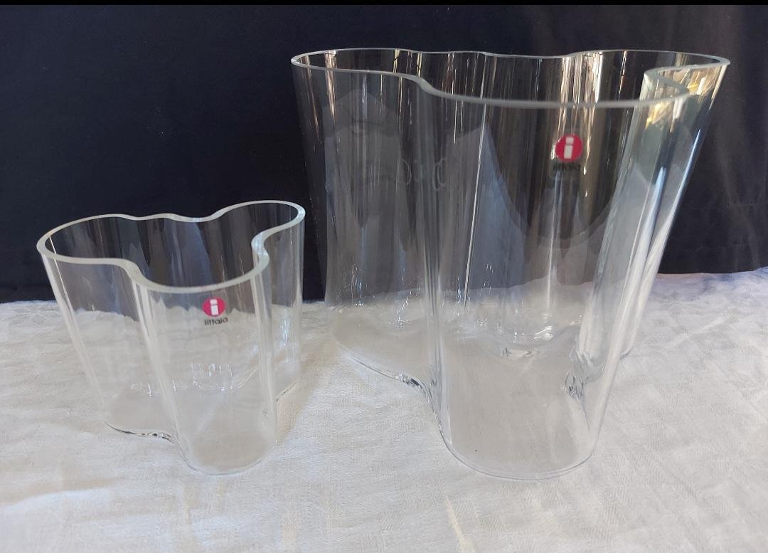 2 st ITTALA Glasvaser Alvar A...