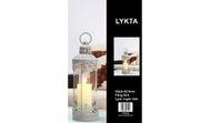 Ny 42,5cm Stor Lykta Metall