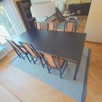 Matsalsbord, 6 stolar
