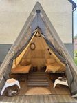 Glamping tält med golv 