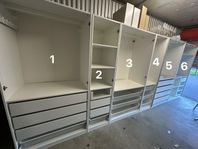 6 Pax garderober 