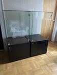 2st Glasmontrar 60*60*132 cm Glastopp