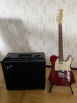 Fennder telecaster med Fender förstärkare