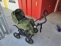 Kronan barnvagn - ligg & sittdel med tillbehör