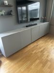 bestå sideboard skänk grå