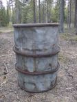 Järntunna ca 200 l.