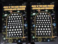 Klistermärken självlysande glow stickers stjärnor 2 st