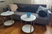 Fin bäddsoffa och bord till superpris