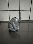 Söt elefant vas prydnad