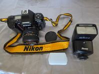Nikon F-801 AF Analog kamerautrustning