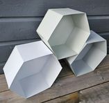 3 Pack Plåthyllor
