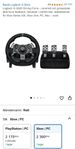 Logitech G920 PC/XBOX