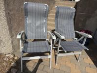 2st Solstolar /Campingstolar i nyskick . 600:- för båda 