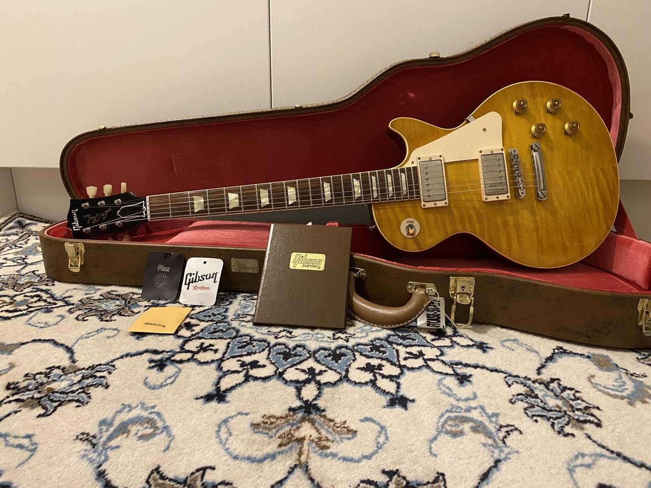 Gibson les paul CS8 r8 custom...