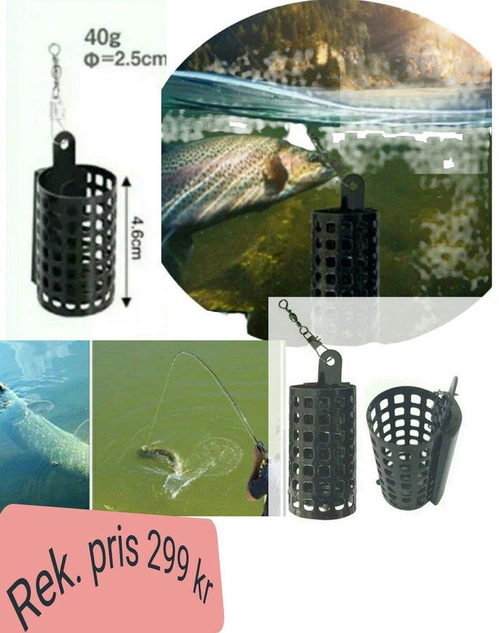 Nya Foderkorg fiske, set 5 st...
