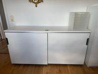 IKEA Galant skåp med skjutdörrar och kombinationslås, vit