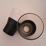 4 glas för varma och kalla drycker