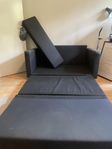 Bäddsoffa/mörk