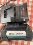 batteri och laddare - Bosch Rotak
