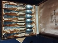 kaffeskedar nysilver i kartong