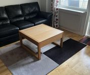 Soffbord i ek