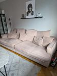 Estelle samet soffa Dusty pink.