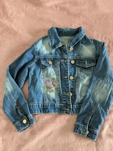 Jeansjacka för tjej st 122-128