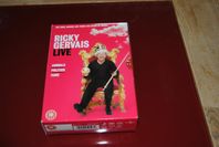 3 liveshows med Ricky Gervais