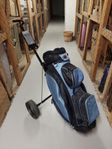 Dynatour golfbag + vagn
