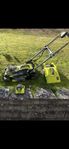 Ryobi gräsklippare 46 cm inkl extra batteri
