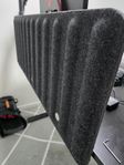 Skrivbordsskärm från IKEA - mörkgrå, 120×48 cm