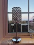 8st Bordslamp ORIVA kristall k5 krom