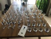 Intermezzo 35 st olika typer av glas + karaff