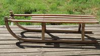 Vintage äldre kälke trä Made in GDR