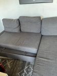 soffa med bädd 