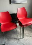 Stolar 4 st Kartell Maui 2870 purple red röd design